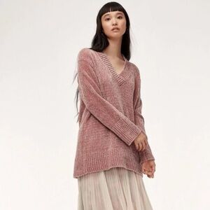 Aritzia Wilfred Violeta Chenille Sweater - Women’s Medium